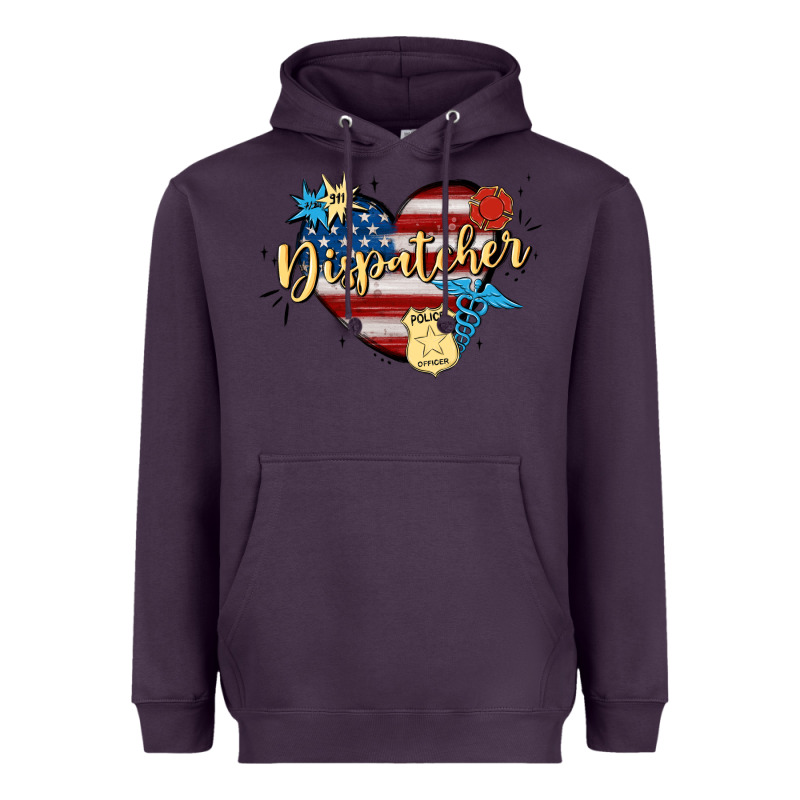 911 Dispatcher Heavyweight Hoodie by MaliasSmallBusiness | Teevron