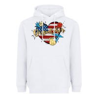White 911 dispatcher Heavyweight Hoodie - MaliasSmallBusiness