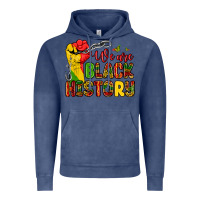 Vintage Denim we are black history Vintage Hoodie - Zillion Design Studio
