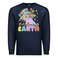 Navy down to earth Premium Sweatshirt - MaliasSmallBusiness