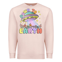 Pale Pink down to earth Premium Sweatshirt - MaliasSmallBusiness