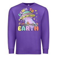 Purple down to earth Premium Sweatshirt - MaliasSmallBusiness