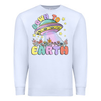 White down to earth Premium Sweatshirt - MaliasSmallBusiness