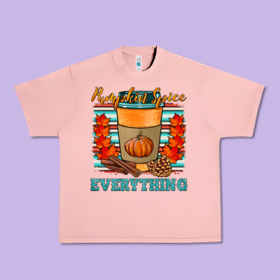 Pumpkin Spice Everything Urban Heavy Tee Designed By Hra Design Shop