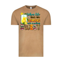 Vintage Camel when life gives you lemons make someting sweet Vintage Tee - Zillion Design Studio