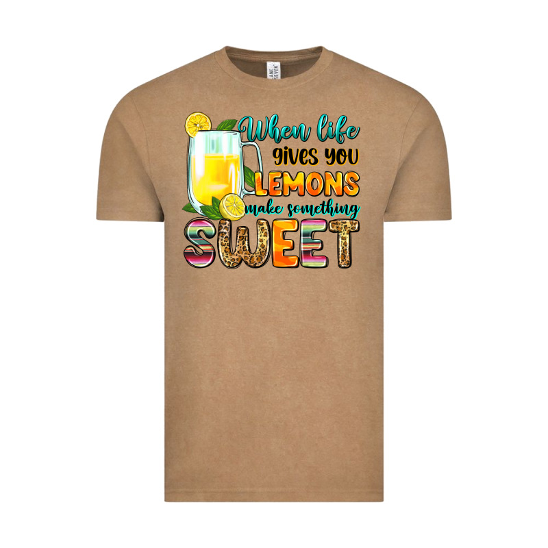 When Life Gives You Lemons Make Someting Sweet Vintage Tee by Zillion Design Studio | Teevron