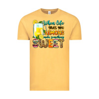 Vintage Mustard when life gives you lemons make someting sweet Vintage Tee - Zillion Design Studio