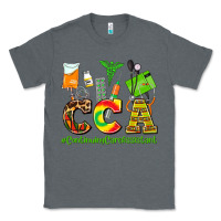 Charcoal Heather cca  countinuing care assistant juneteenth Classic Tee - AdoDesignShop