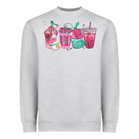 Heather Grey nurse fuel coffee cups Heavyweight Sweatshirt - texasbilliewilder