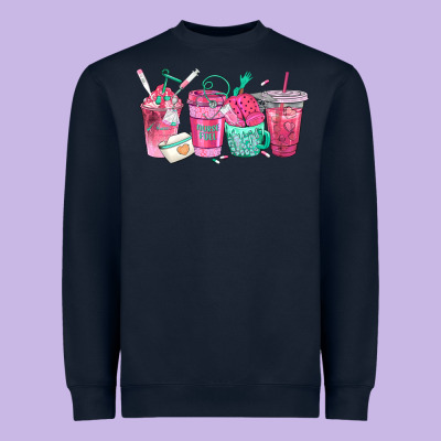 Nurse Fuel Coffee Cups Heavyweight Sweatshirt Designed By Texasbilliewilder