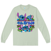 Matcha preview flower stitch 4 th grade Long Sleeve Tee - AdoDesignShop