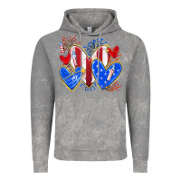Cloud Rock 4th of july hearts Vintage Hoodie - texasbilliewilder