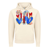 Vintage Artic 4th of july hearts Vintage Hoodie - texasbilliewilder