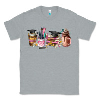 Heather Grey senior 2023 graduation coffee cups Classic Tee - AdoDesignShop