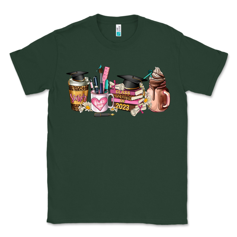 Senior 2023 Graduation Coffee Cups Classic Tee by AdoDesignShop | Teevron