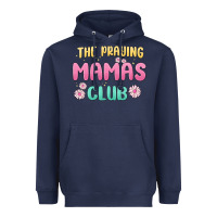 Navy the praying mamas club Heavyweight Hoodie - MaliasSmallBusiness