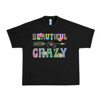 Black beautiful crazy Urban Heavy Tee - CowhideDigitalArt