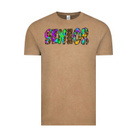 Vintage Coffee senior 2022 tie die leopard Vintage Tee - RanaPortraitStore