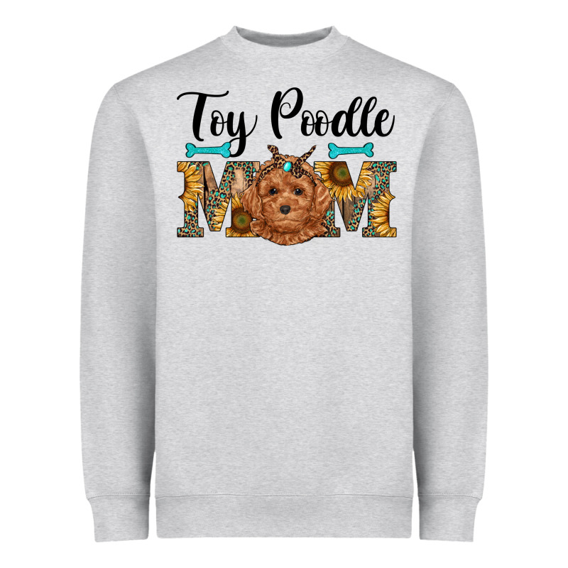 Western Toy Poodle Mom Heavyweight Sweatshirt by RanaPortraitStore | Teevron
