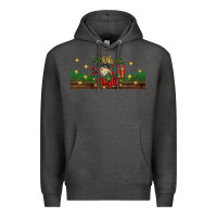 Charcoal Heather oh holy night Premium Hoodie - BundleAndBundleShop