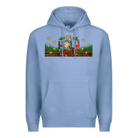 Colony Blue oh holy night Premium Hoodie - BundleAndBundleShop