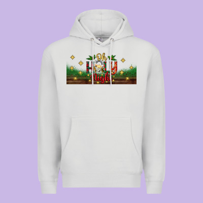 Oh Holy Night Premium Hoodie Designed By Bundleandbundleshop