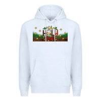 White oh holy night Premium Hoodie - BundleAndBundleShop