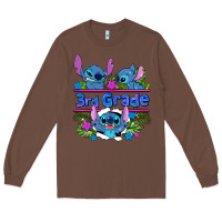Chestnut preview flower stitch 3rd grade Long Sleeve Tee - AdoDesignShop