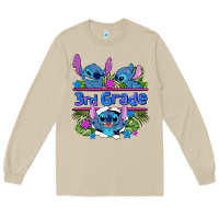 Mushroom preview flower stitch 3rd grade Long Sleeve Tee - AdoDesignShop