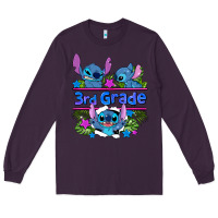 Plum preview flower stitch 3rd grade Long Sleeve Tee - AdoDesignShop