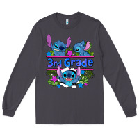Smoke preview flower stitch 3rd grade Long Sleeve Tee - AdoDesignShop