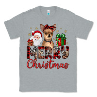 Heather Grey merry christmas chihuahua Classic Tee - JahusDesignShop