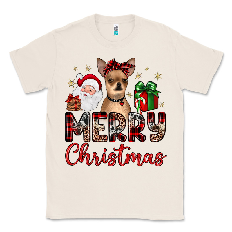 Merry Christmas Chihuahua Classic Tee by JahusDesignShop | Teevron