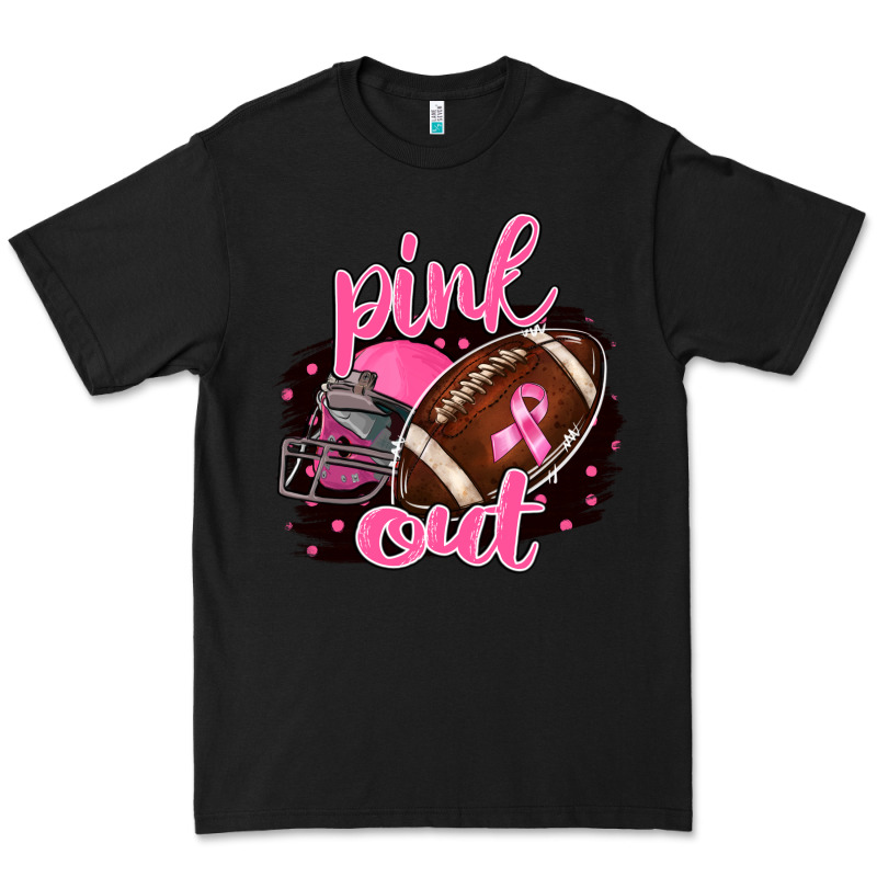 Pink Out Football Premium Tee by BarkalooDesign | Teevron