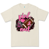 Bone Pink Out Football Premium Tee - BarkalooDesign