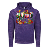 Cloud Purple mexico wine glasses Vintage Hoodie - Zillion Design Studio