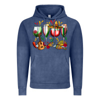 Vintage Denim mexico wine glasses Vintage Hoodie - Zillion Design Studio