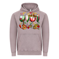 Vintage Zinc mexico wine glasses Vintage Hoodie - Zillion Design Studio