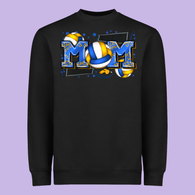 Mom Volleyball Heavyweight Sweatshirt Designed By Zillion Design Studio