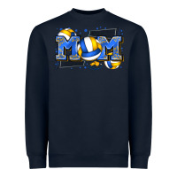 Navy mom volleyball Heavyweight Sweatshirt - Zillion Design Studio