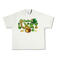 Pistachio feeling lucky Urban Heavy Tee - FaDigitalArtStudio