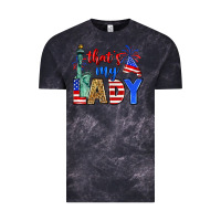 Cloud Black that's my lady 4th of july Vintage Tee - Zillion Design Studio