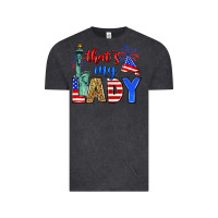 Vintage Black that's my lady 4th of july Vintage Tee - Zillion Design Studio
