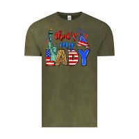 Vintage Olive that's my lady 4th of july Vintage Tee - Zillion Design Studio
