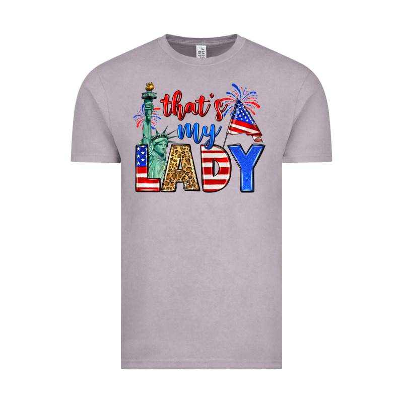 That's My Lady 4th Of July Vintage Tee by Zillion Design Studio | Teevron