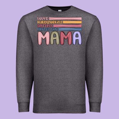 Mama Premium Sweatshirt Designed By Maliassmallbusiness
