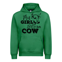Emerald This Girl Loves Her Cow Urban Hoodie - Bettercallsaul