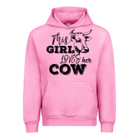 Fuchsia Pink This Girl Loves Her Cow Urban Hoodie - Bettercallsaul