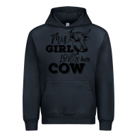 Navy This Girl Loves Her Cow Urban Hoodie - Bettercallsaul