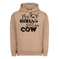 Pigment Burro This Girl Loves Her Cow Urban Hoodie - Bettercallsaul